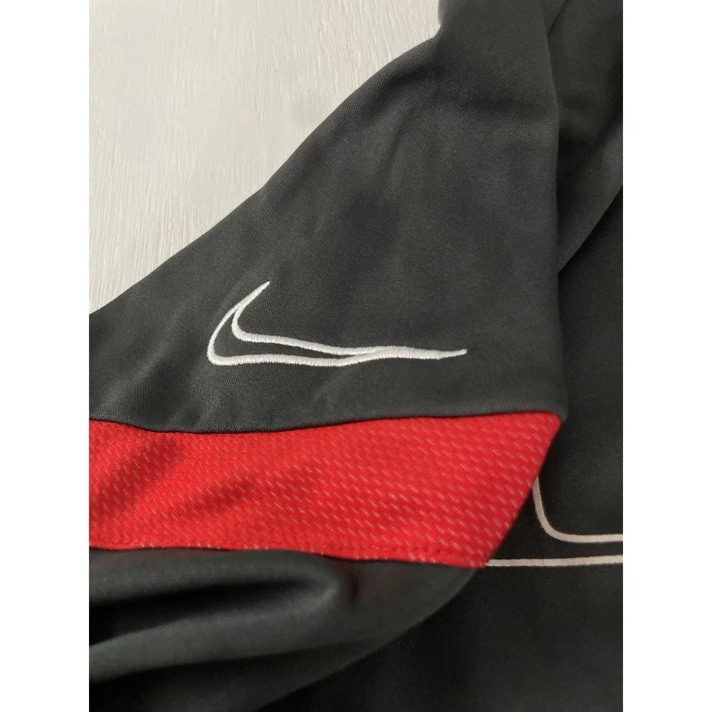 Men's Nike Dri Fit Pullover Gray Red Lions‎ Size M Athletic Sporty Fleece Lined